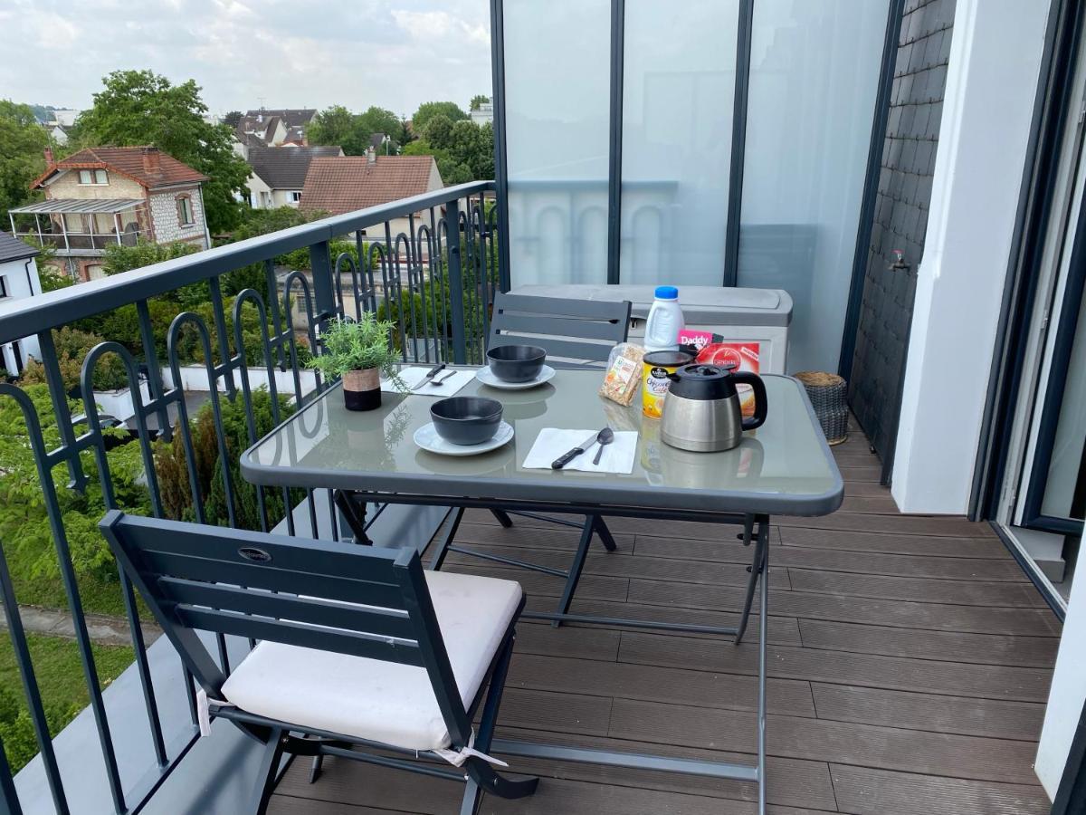 35M2 Neuf, Plein Sud, Dernier Etage Avec Terrasse Apartment Noisy-le-Grand Bagian luar foto
